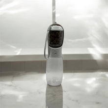 Load image into Gallery viewer, 2 in 1 Portable Pet Bowl Bottle With Food Compartment