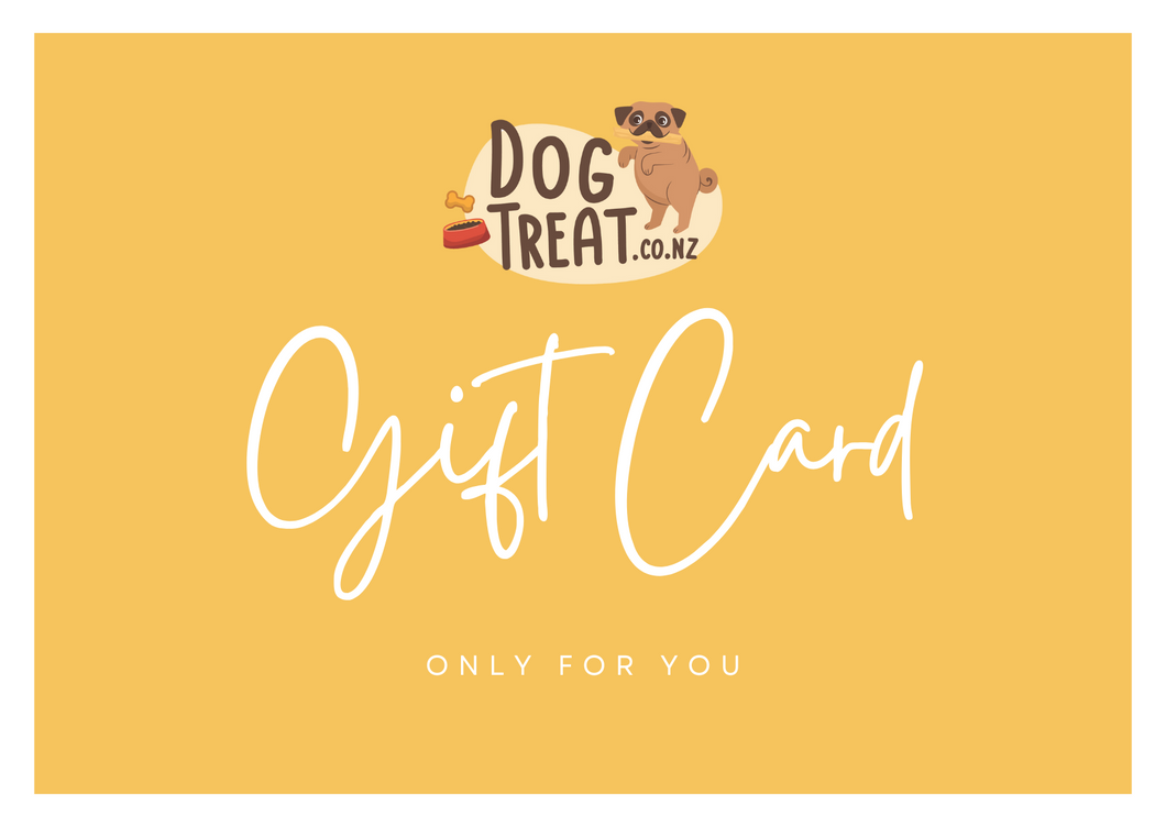 Dog Treat NZ Gift Card - The Perfect Gift for Every Dog Lover!
