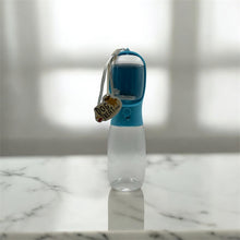 Load image into Gallery viewer, 2 in 1 Portable Pet Bowl Bottle With Food Compartment

